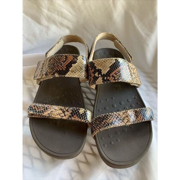 Vionic Pacific Bolina Women’s Size 6 Snake Print Sandals - Picture 4 of 7